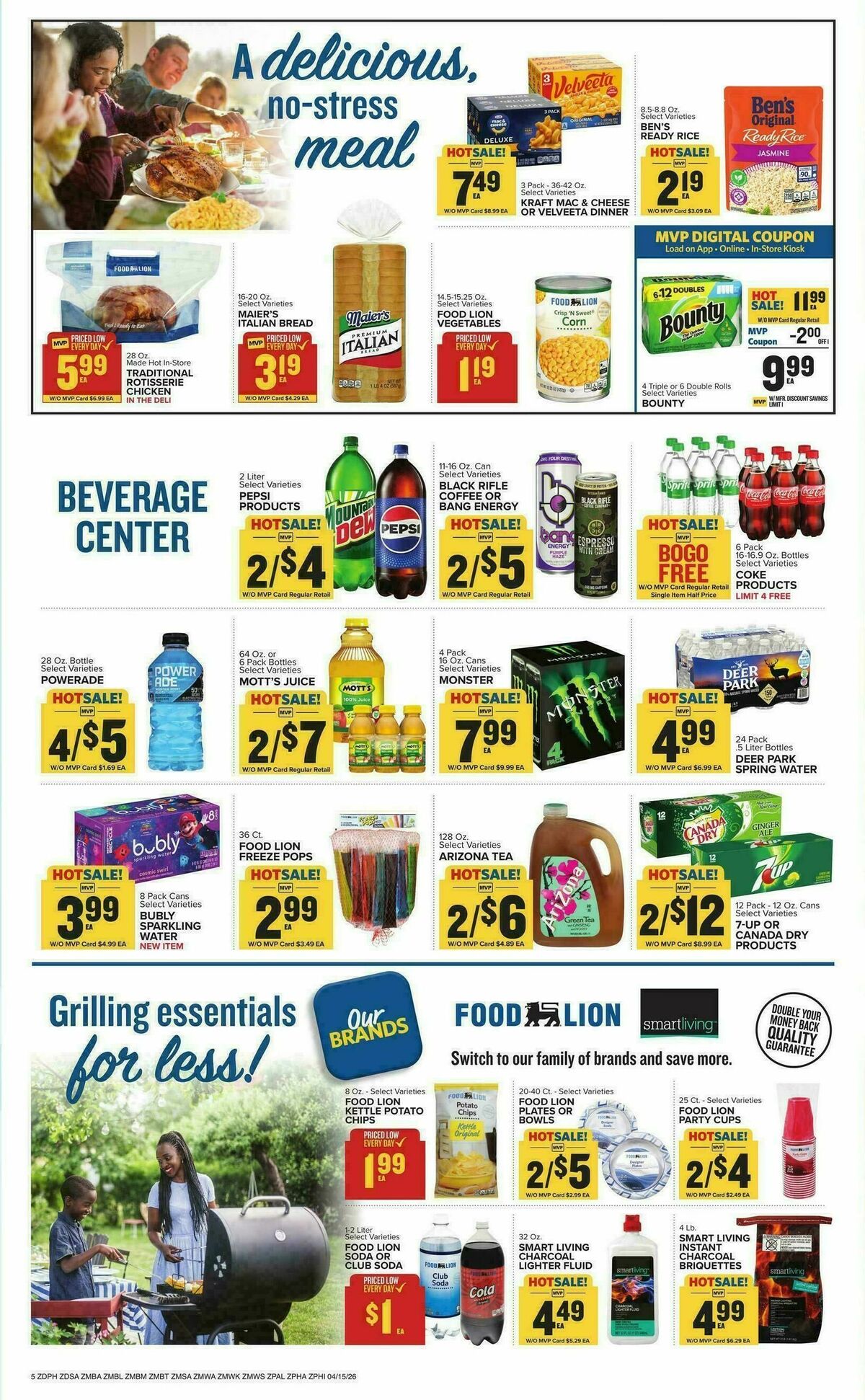 Food Lion Weekly Ad from April 15