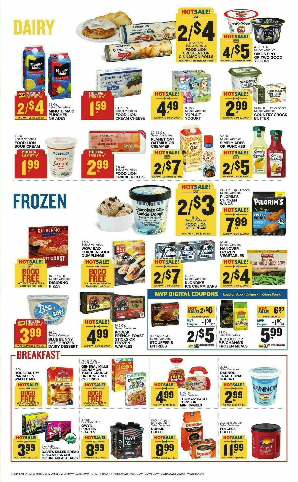 Food Lion Weekly Ad from April 15