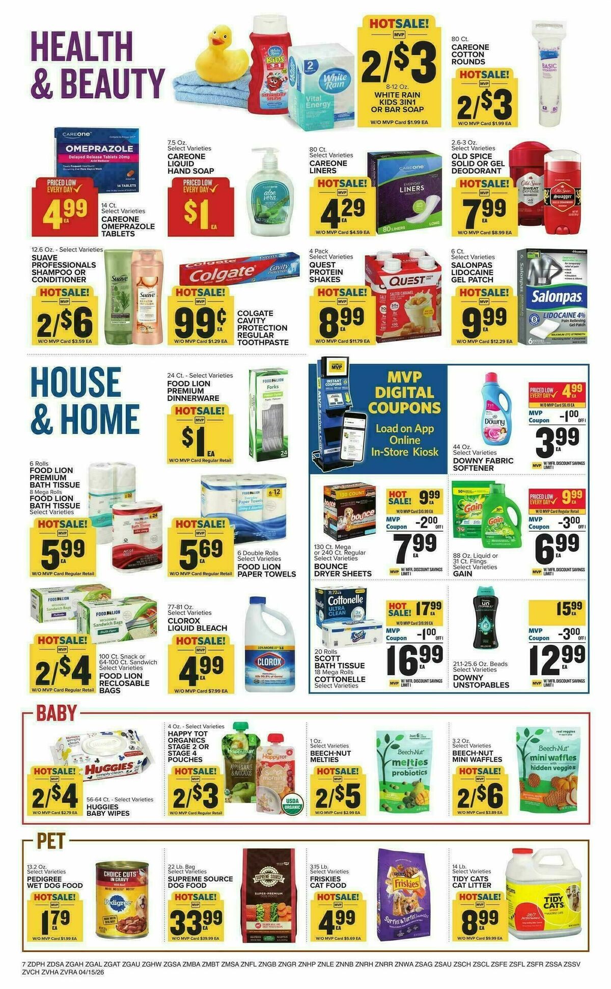 Food Lion Weekly Ad from April 15