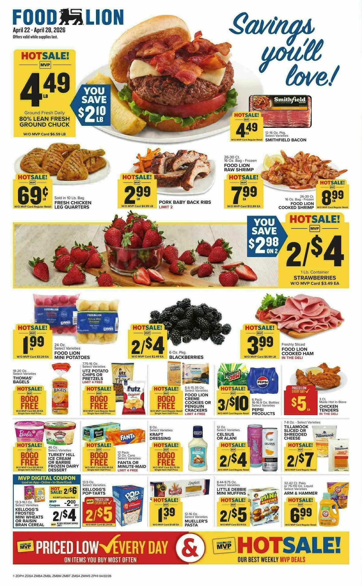 Food Lion Weekly Ad from April 22