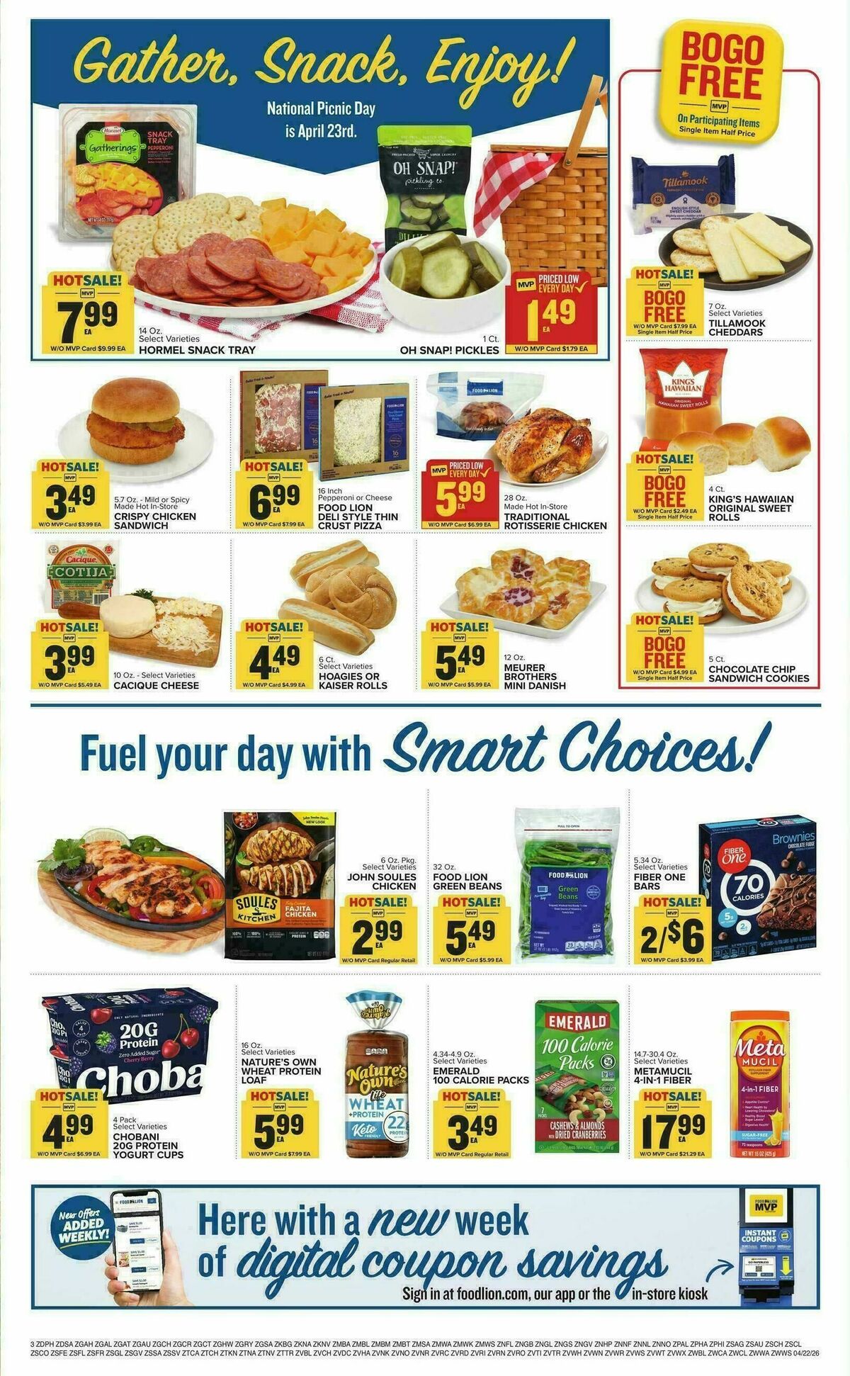Food Lion Weekly Ad from April 22