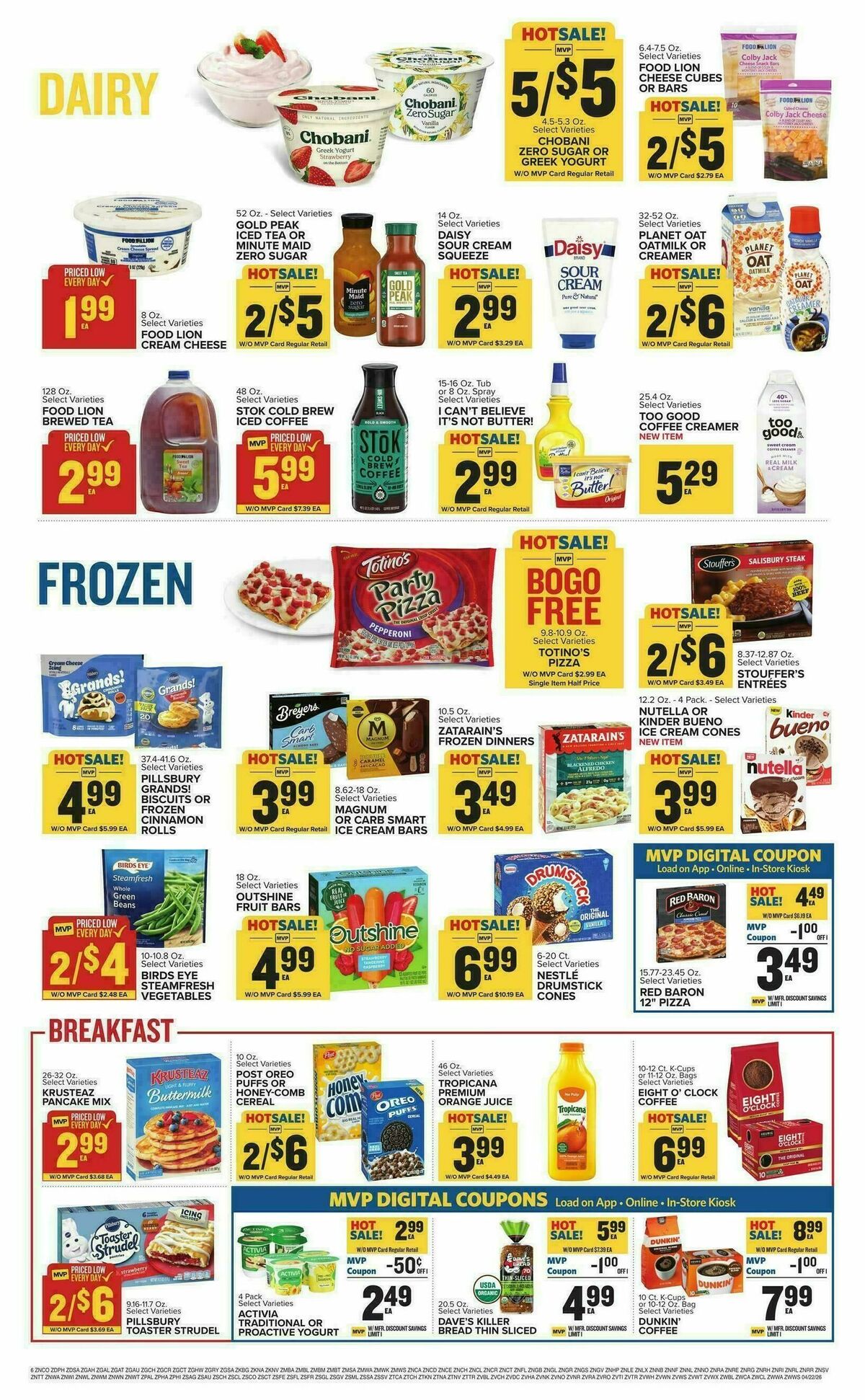 Food Lion Weekly Ad from April 22