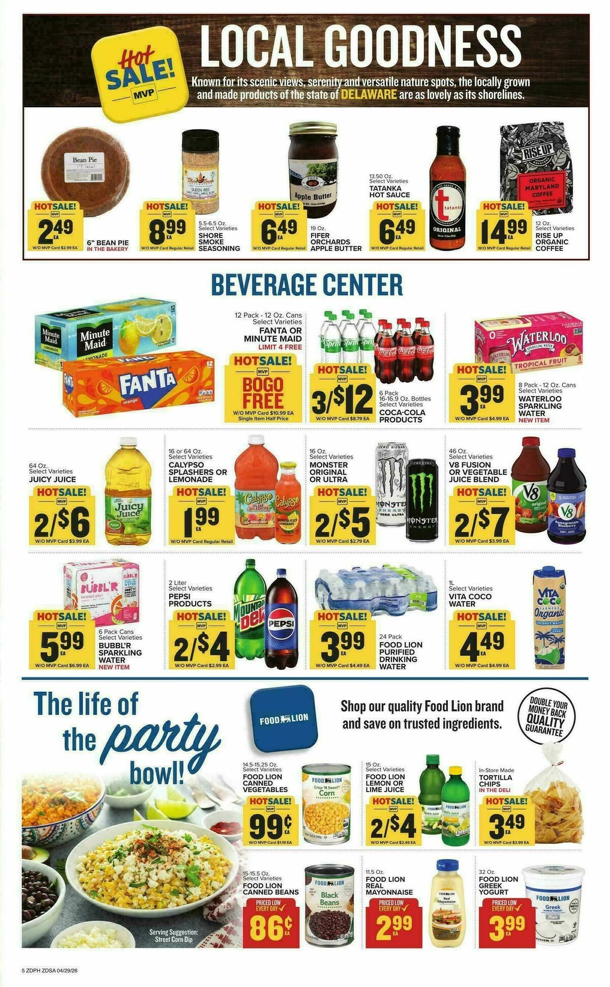 Food Lion Weekly Ad from April 29