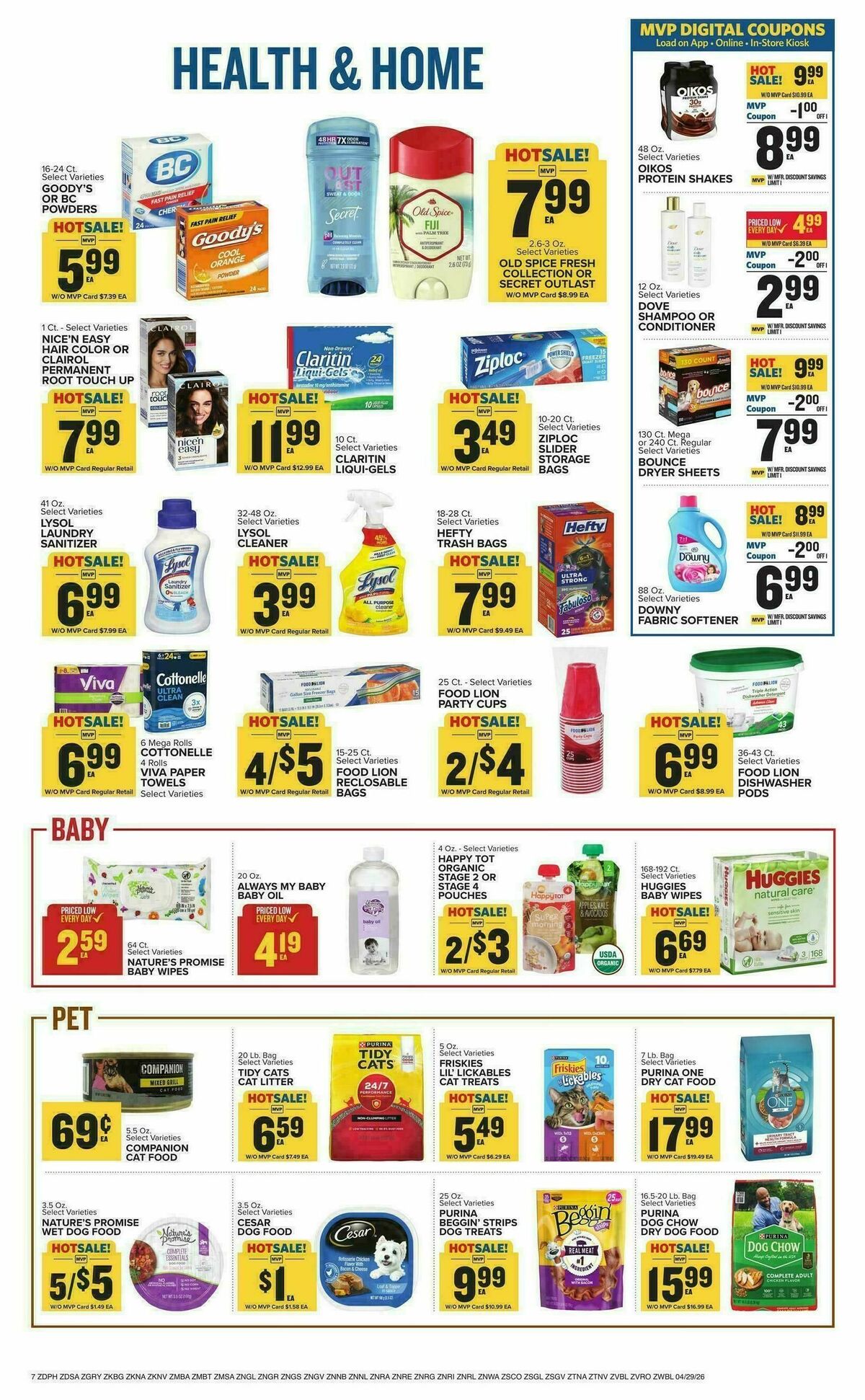 Food Lion Weekly Ad from April 29