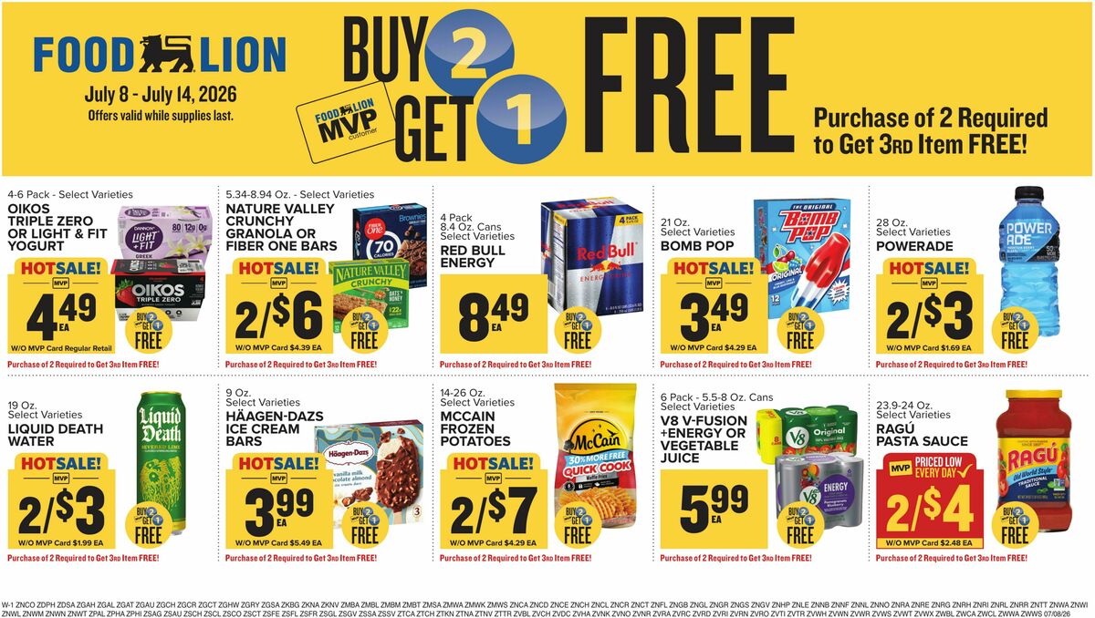 Food Lion Weekly Ad from July 8