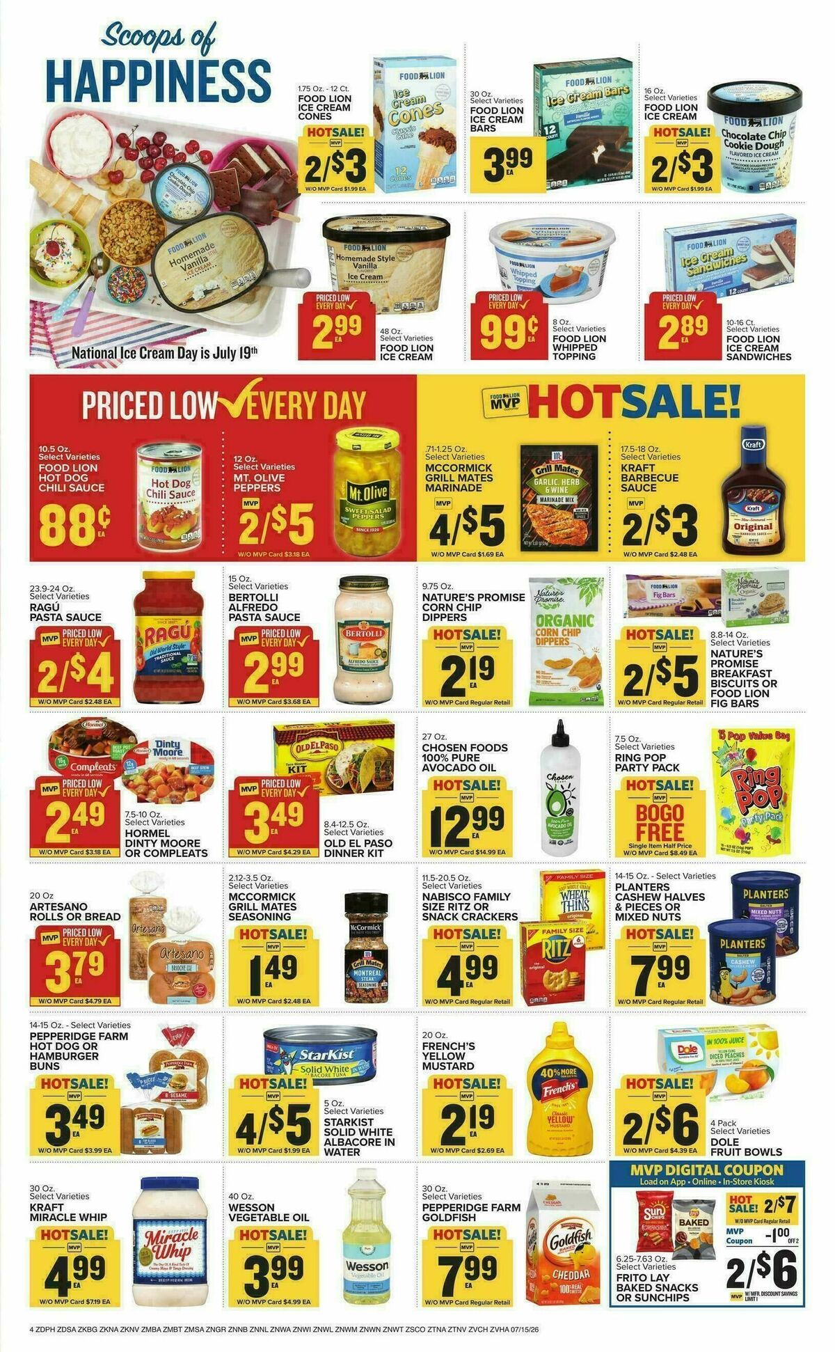 Food Lion Weekly Ad from July 15