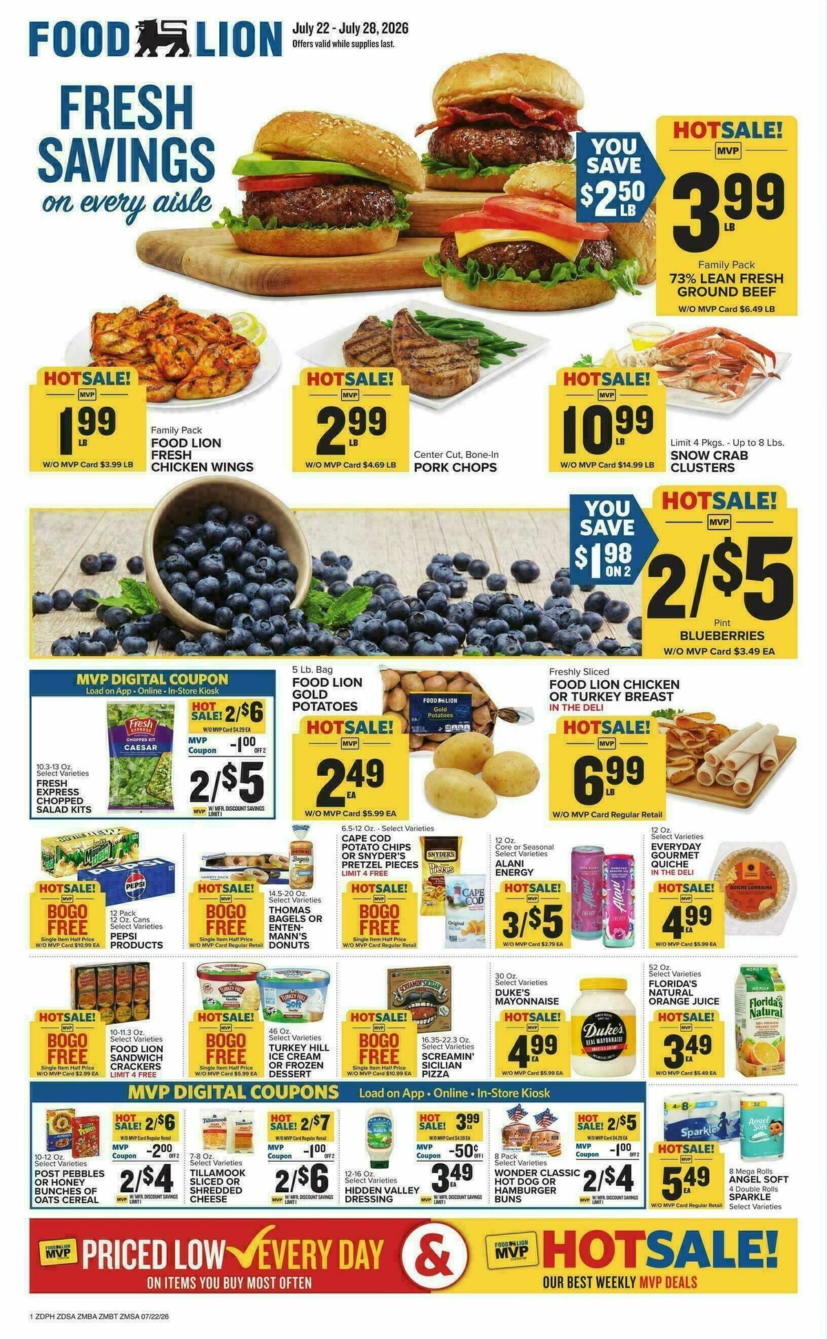 Food Lion Weekly Ad from July 22
