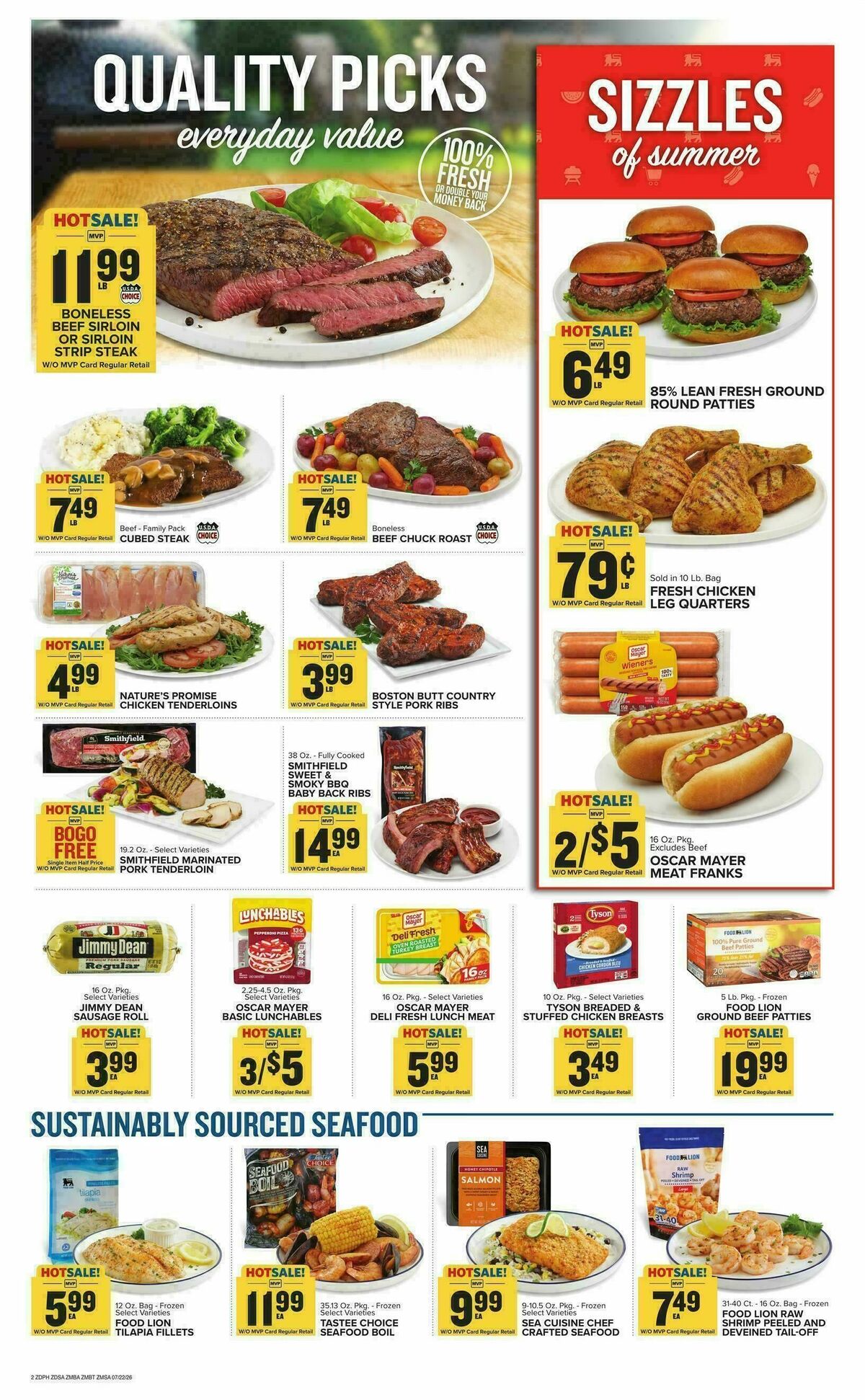 Food Lion Weekly Ad from July 22