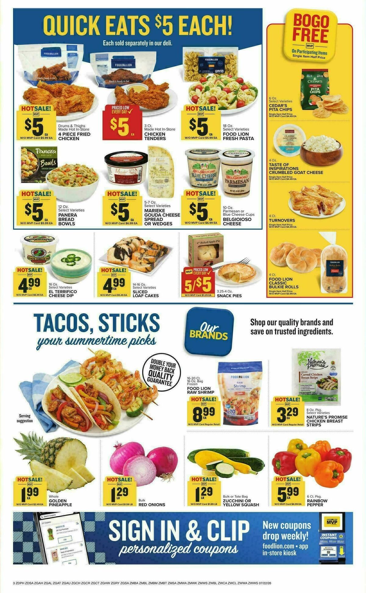 Food Lion Weekly Ad from July 22