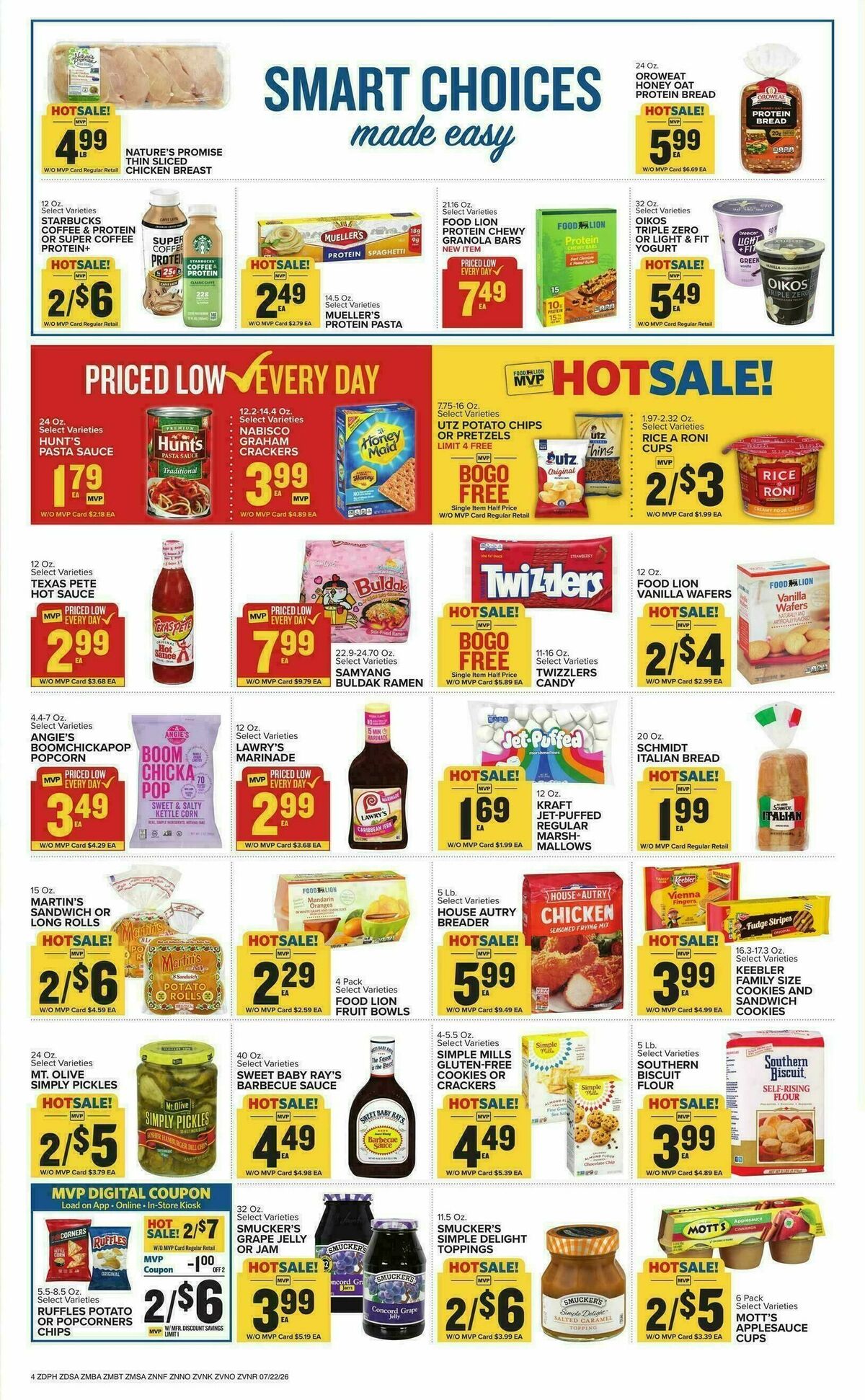 Food Lion Weekly Ad from July 22