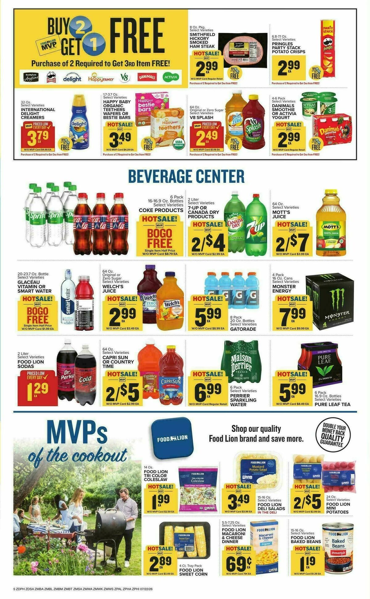 Food Lion Weekly Ad from July 22