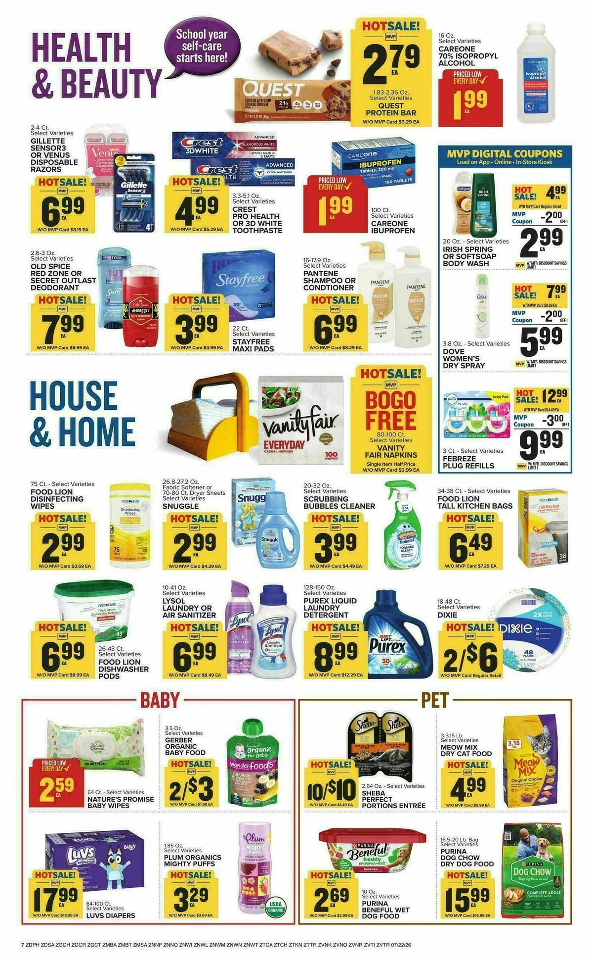 Food Lion Weekly Ad from July 22