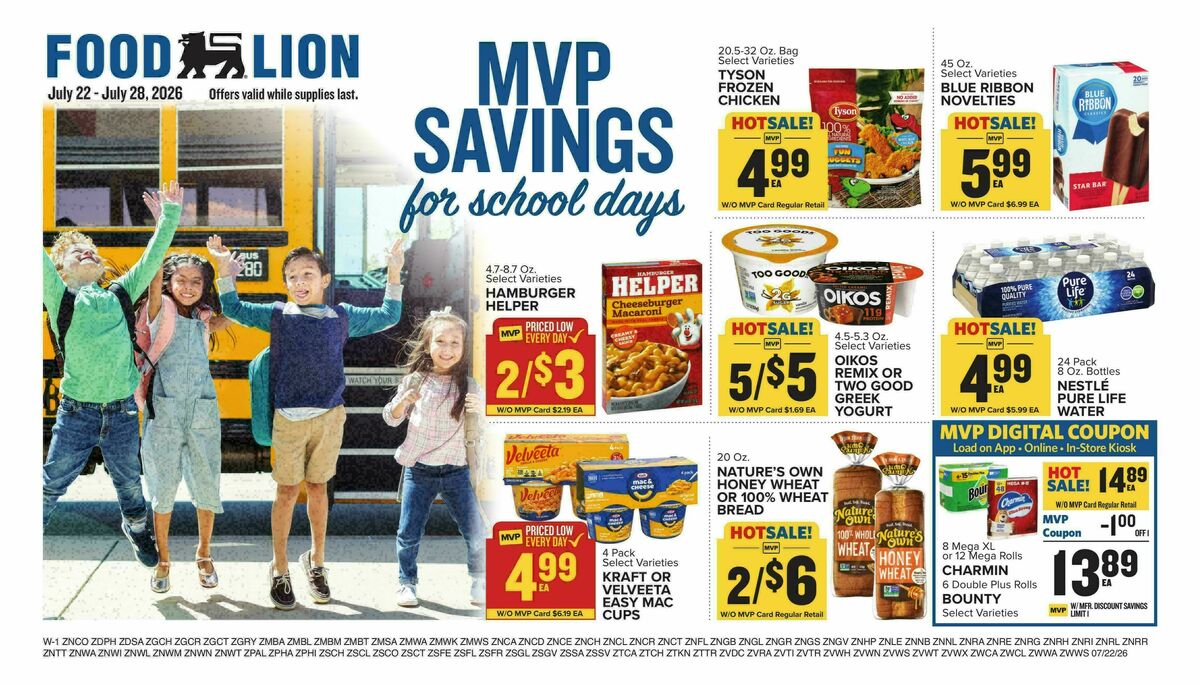 Food Lion Weekly Ad from July 22