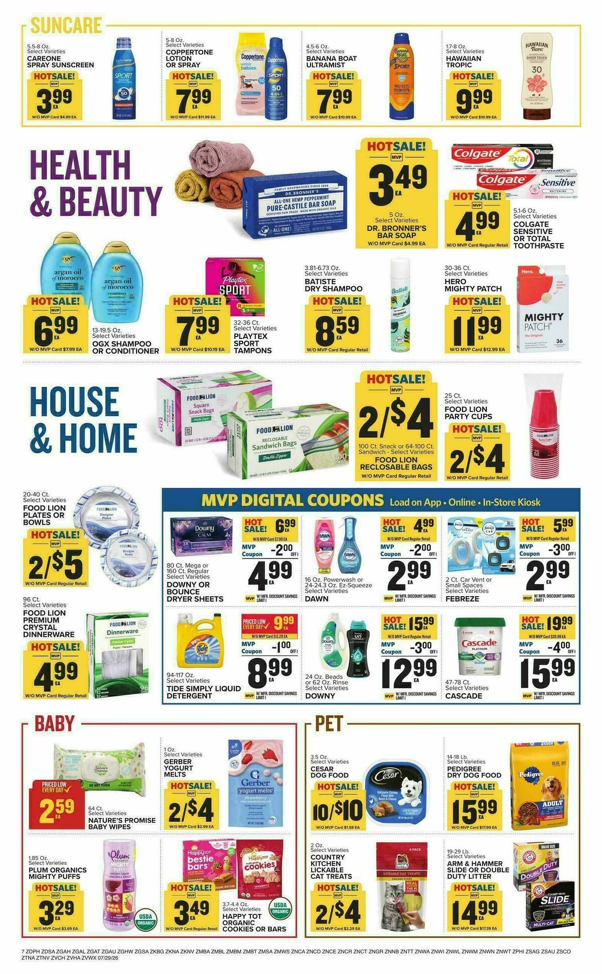 Food Lion Weekly Ad from July 29