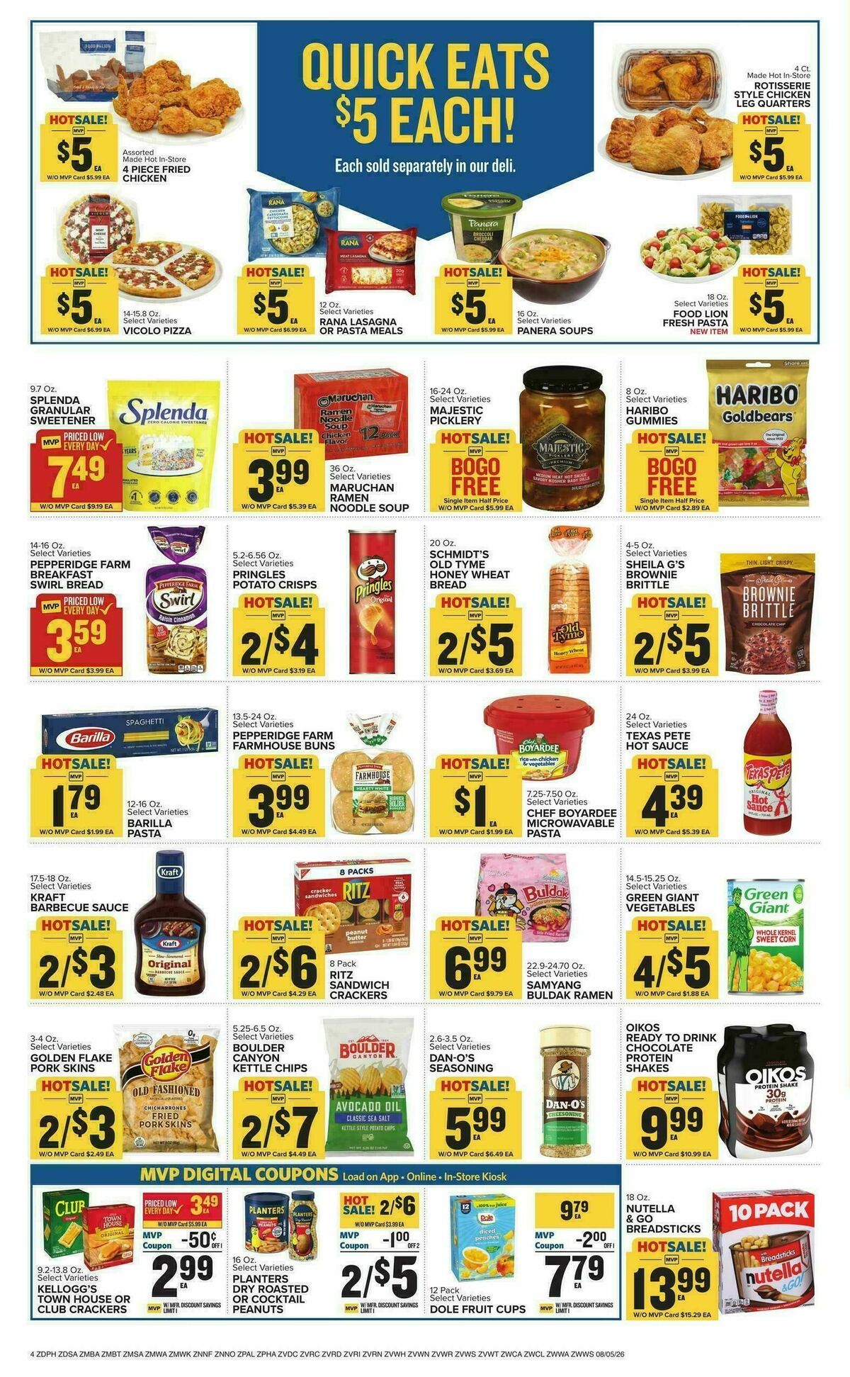 Food Lion Weekly Ad from August 5