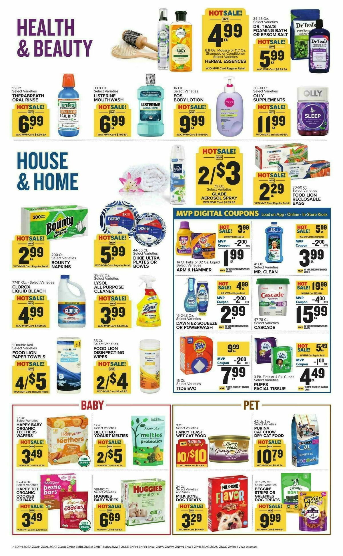 Food Lion Weekly Ad from August 5