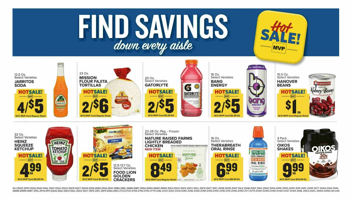 Food Lion Weekly Ad from August 12