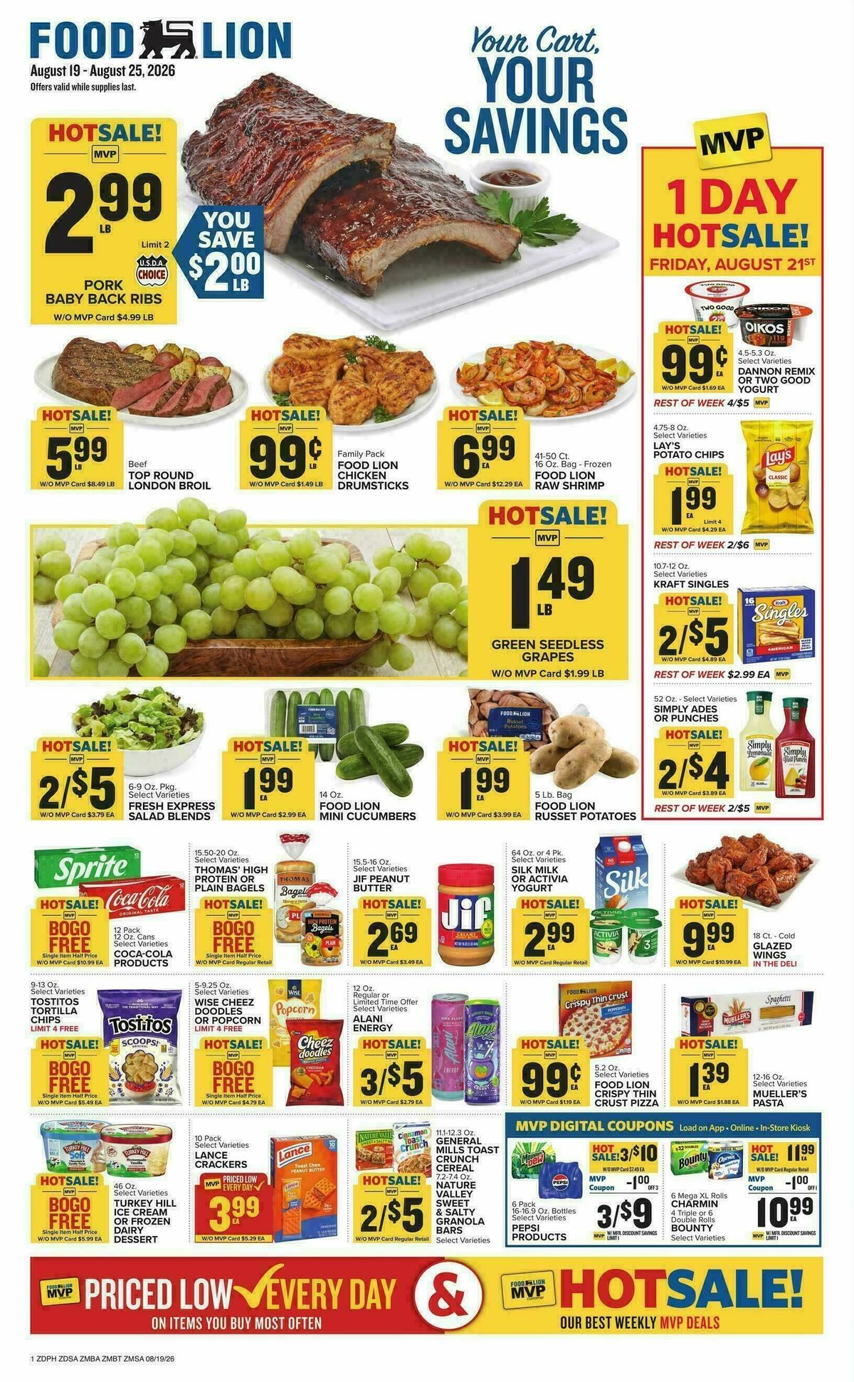 Food Lion Weekly Ad from August 19