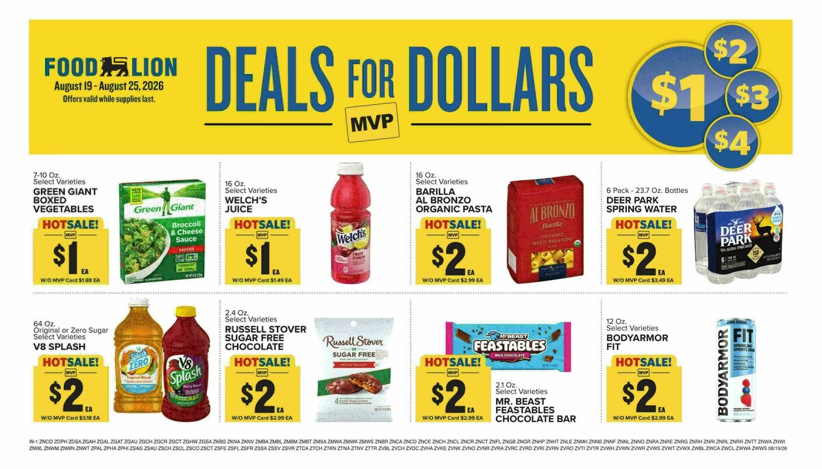 Food Lion Weekly Ad from August 19