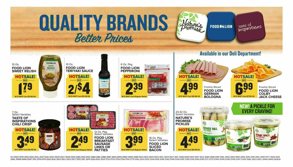 Food Lion Weekly Ad from August 26