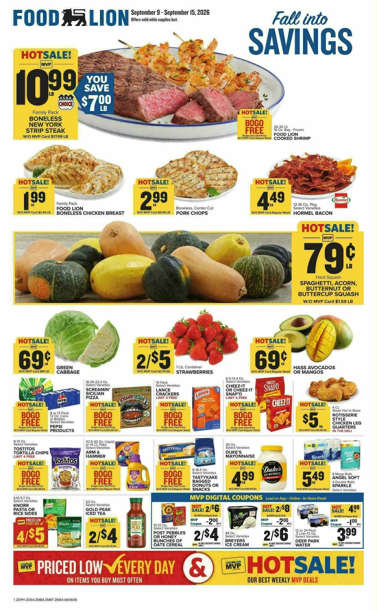Food Lion Weekly Ad from September 9