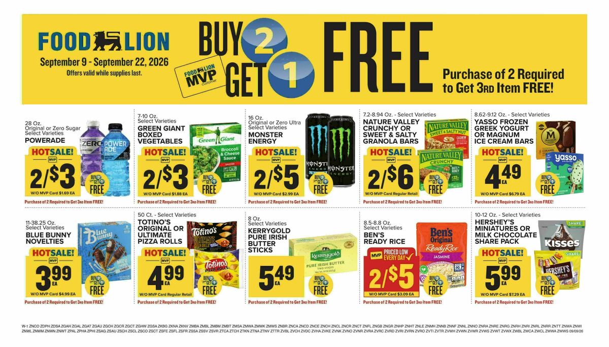 Food Lion Weekly Ad from September 9