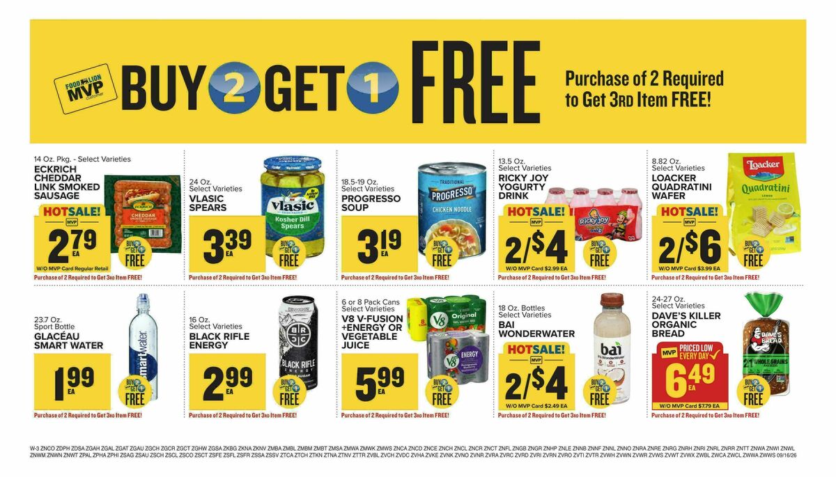 Food Lion Weekly Ad from September 16