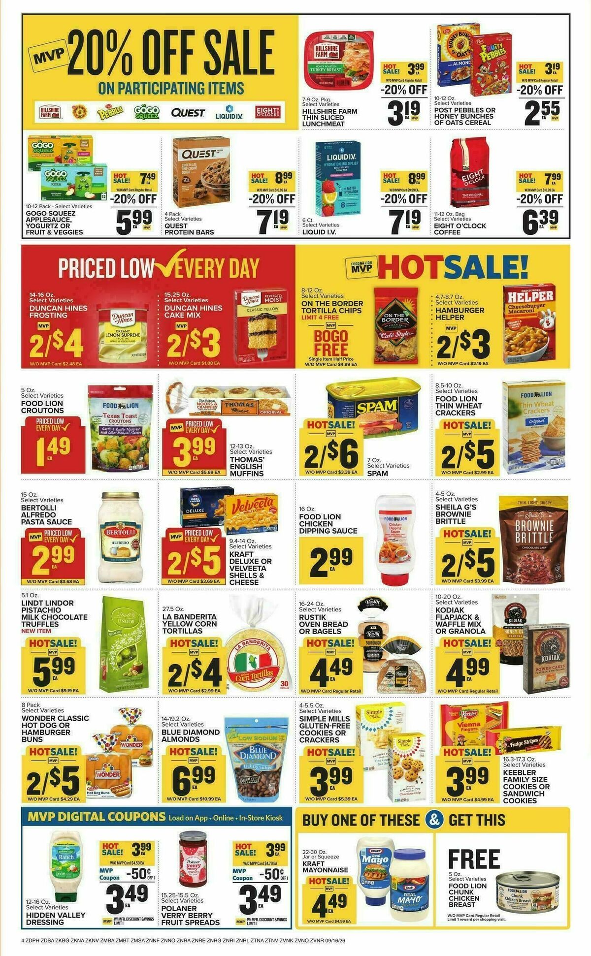 Food Lion Weekly Ad from September 16
