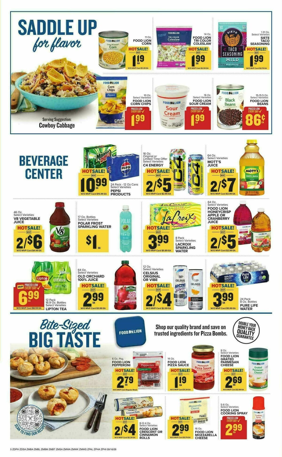 Food Lion Weekly Ad from September 16