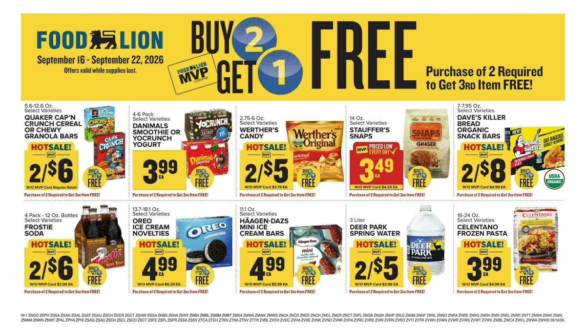 Food Lion Weekly Ad from September 16