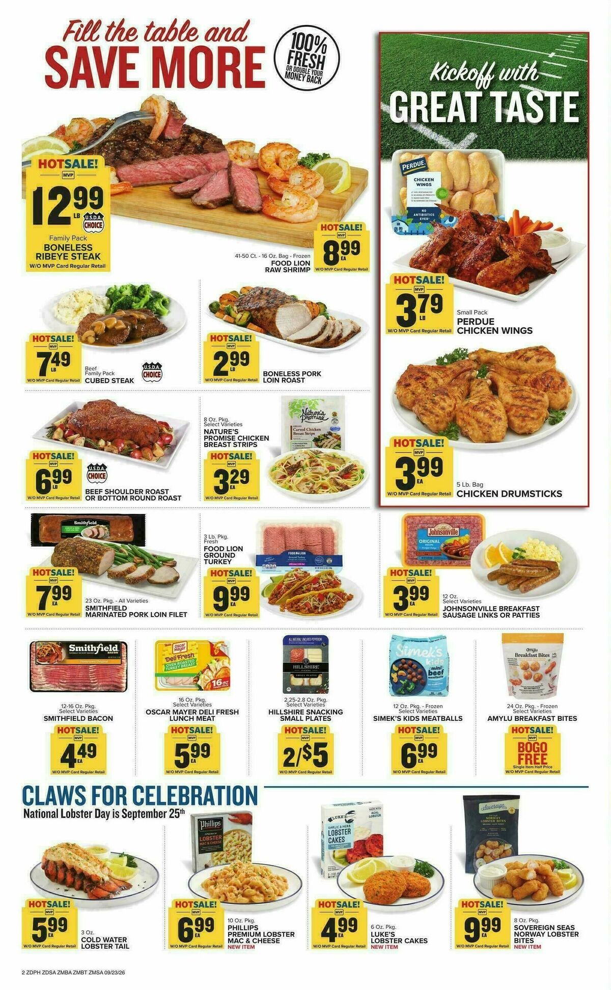 Food Lion Weekly Ad from September 23