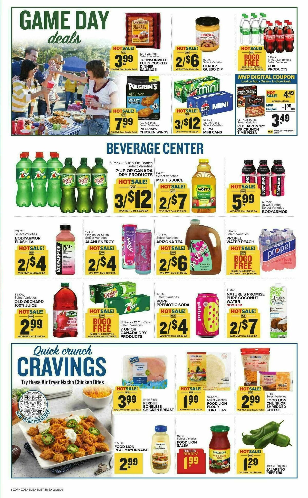 Food Lion Weekly Ad from September 23