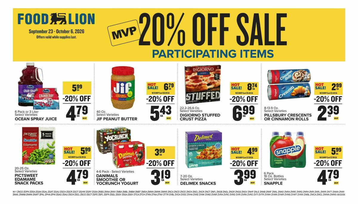 Food Lion Weekly Ad from September 23