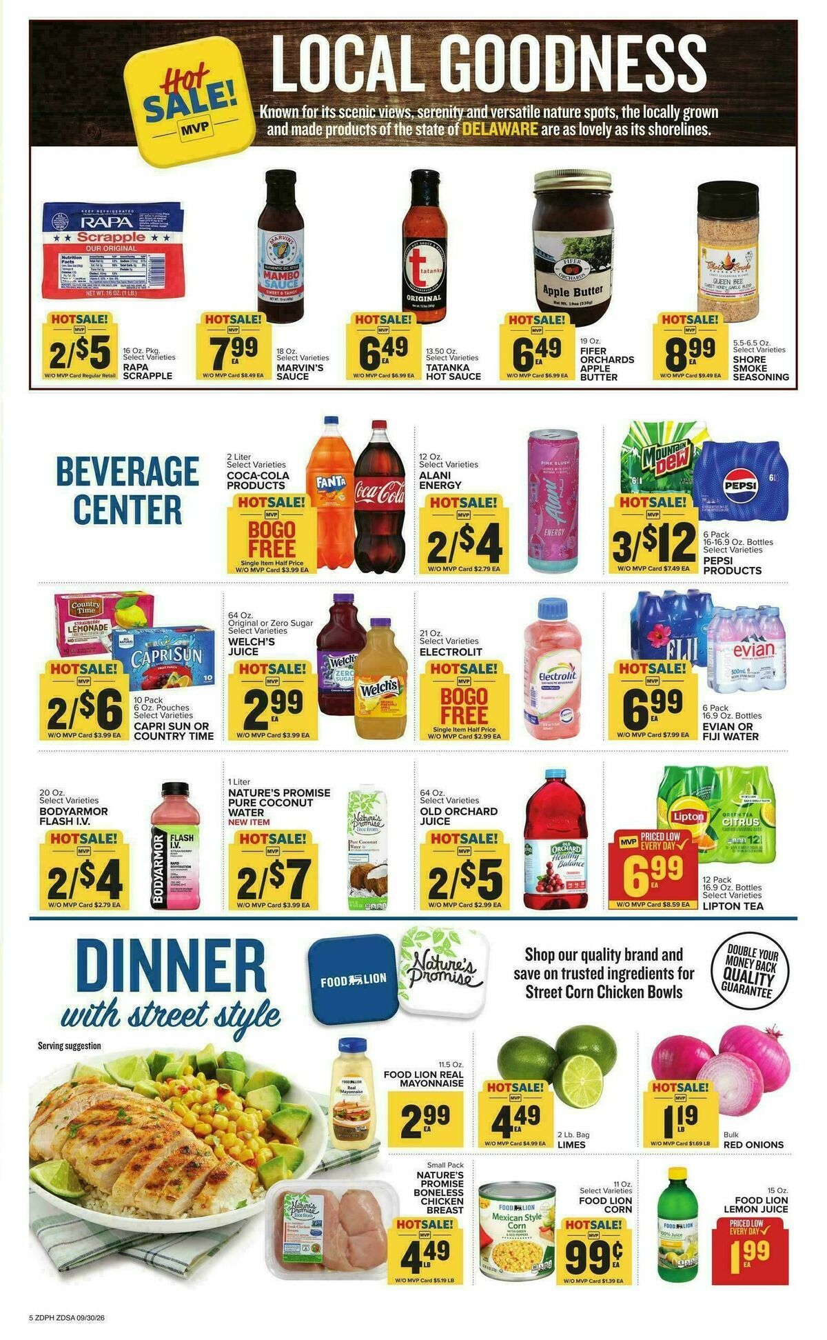 Food Lion Weekly Ad from September 30