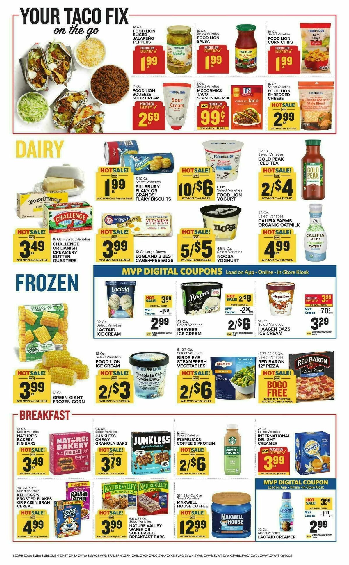Food Lion Weekly Ad from September 30