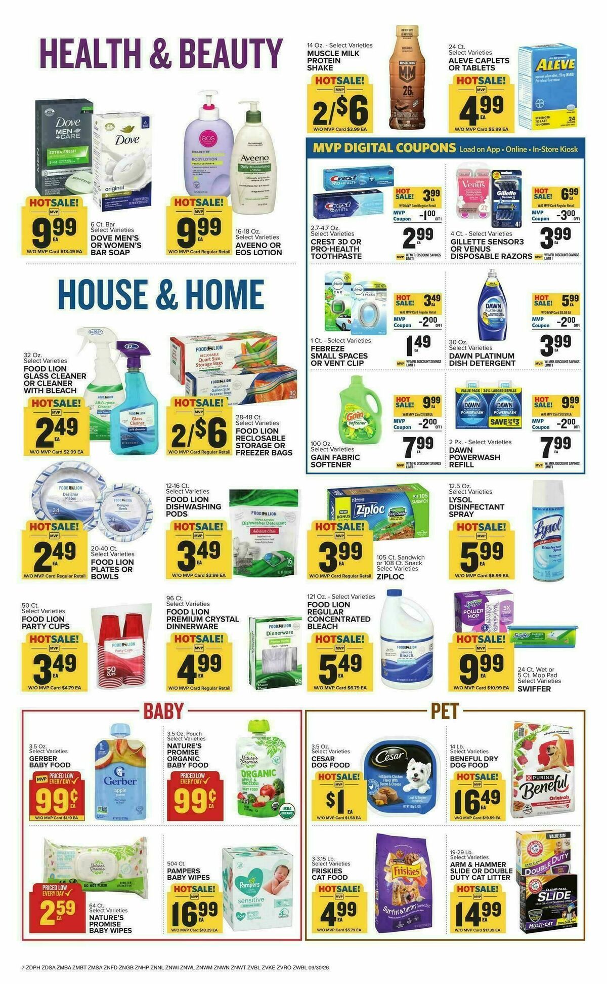 Food Lion Weekly Ad from September 30