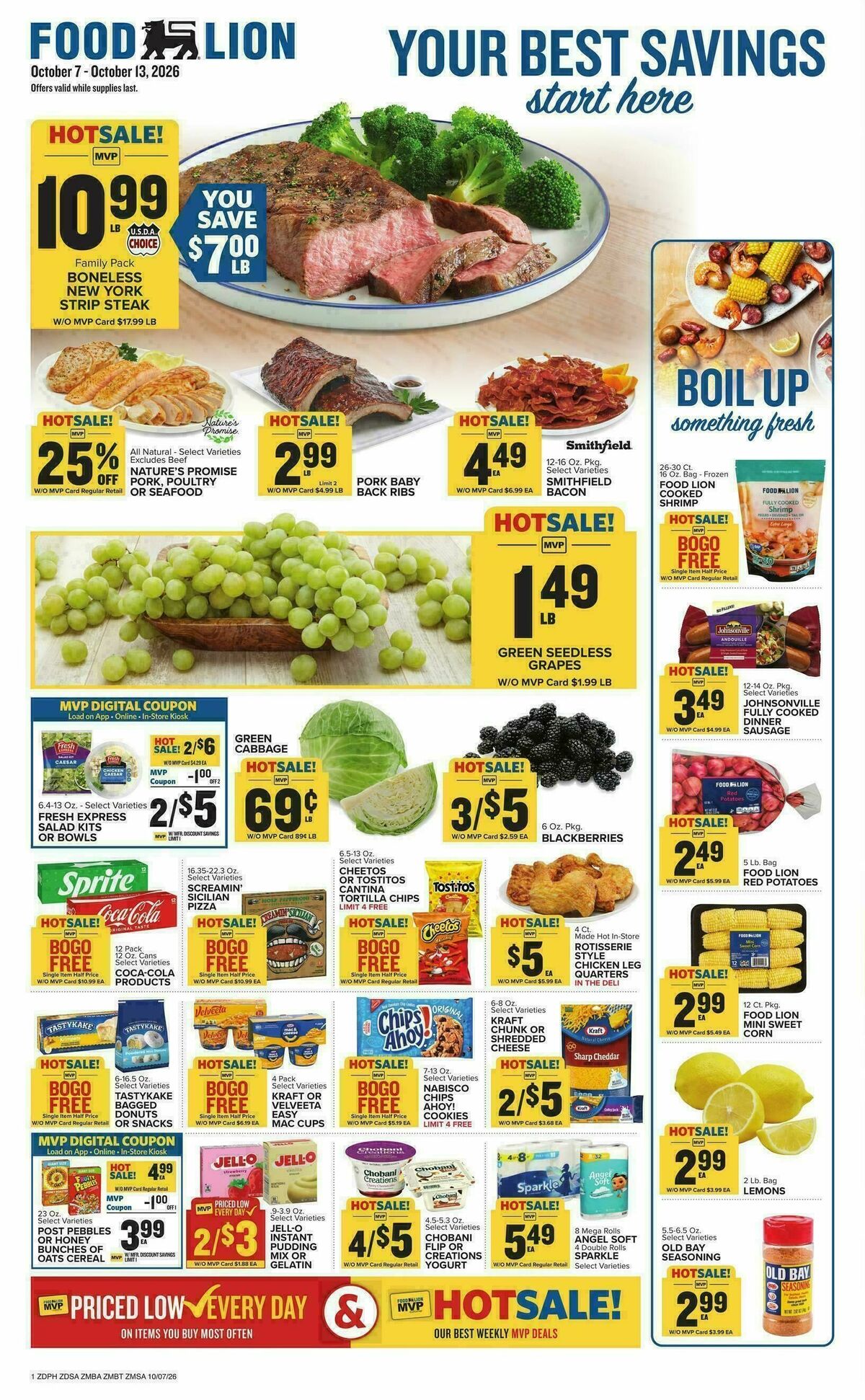 Food Lion Weekly Ad from October 7