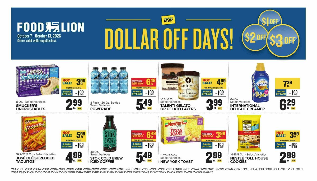 Food Lion Weekly Ad from October 7