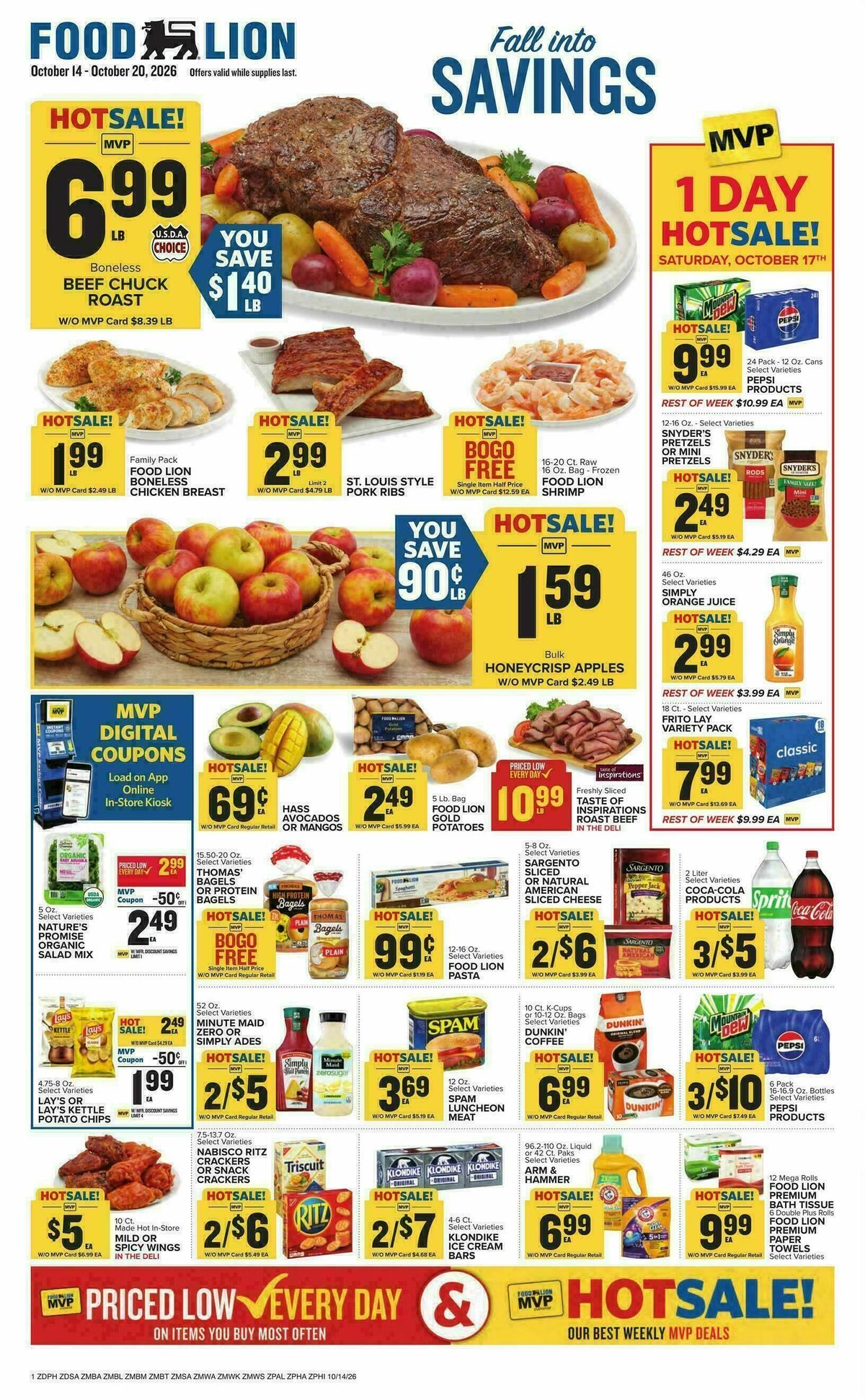 Food Lion Weekly Ad from October 14