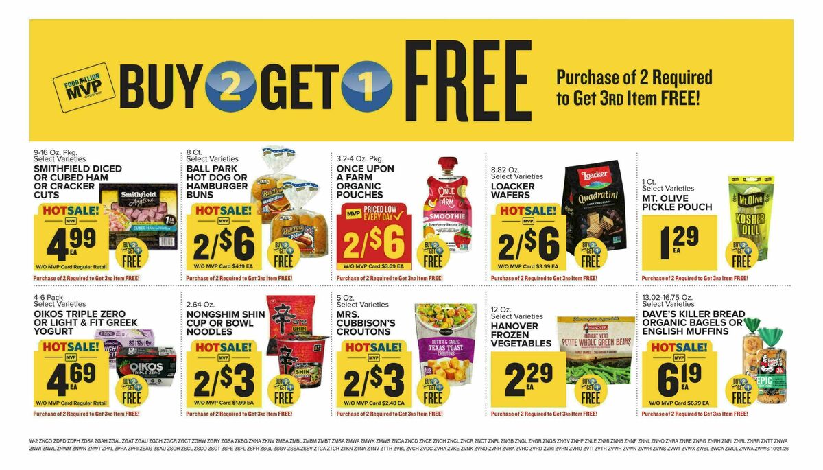 Food Lion Weekly Ad from October 21