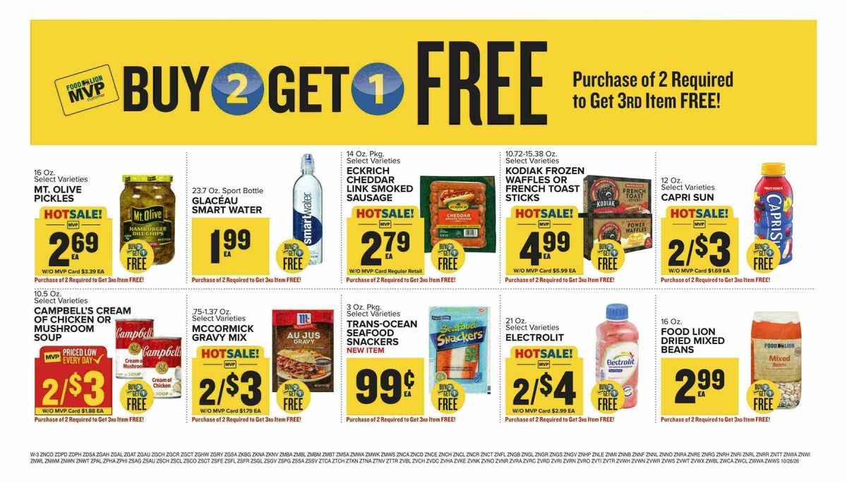 Food Lion Weekly Ad from October 28