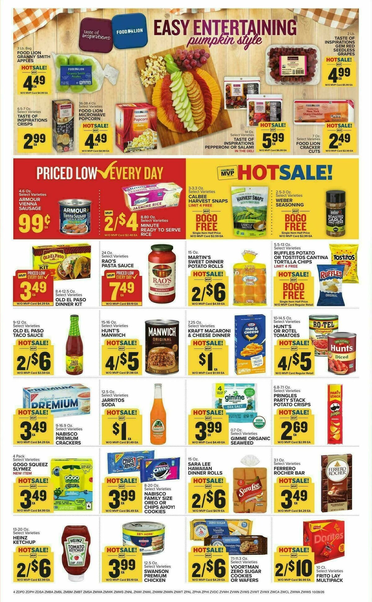 Food Lion Weekly Ad from October 28