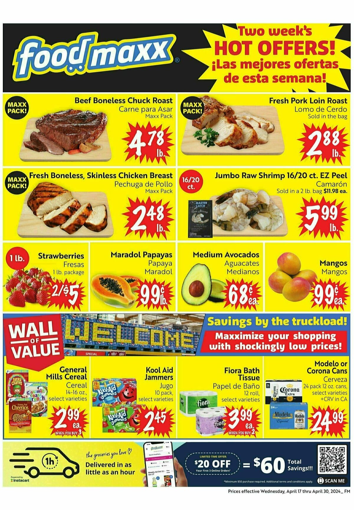 Food Maxx Weekly Ad from April 17