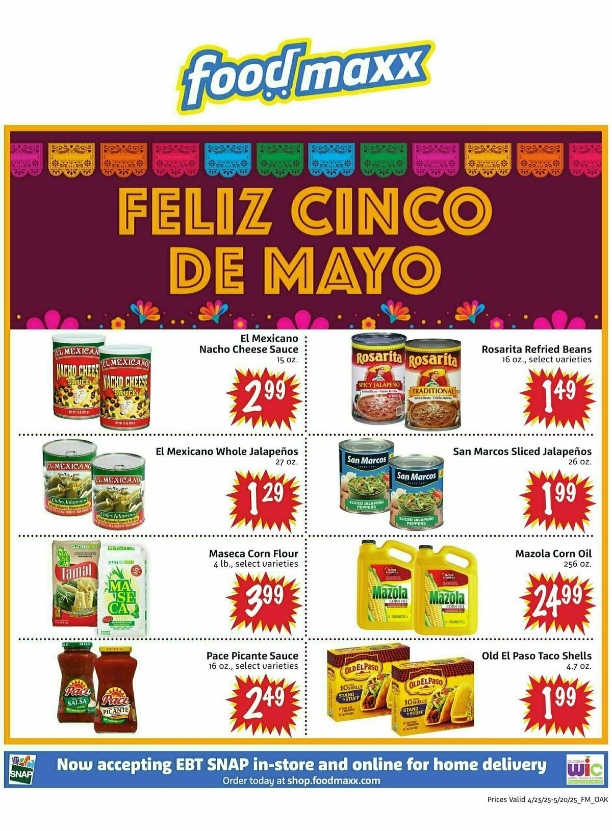 Food Maxx Cinco De Mayo Weekly Ad from April 23