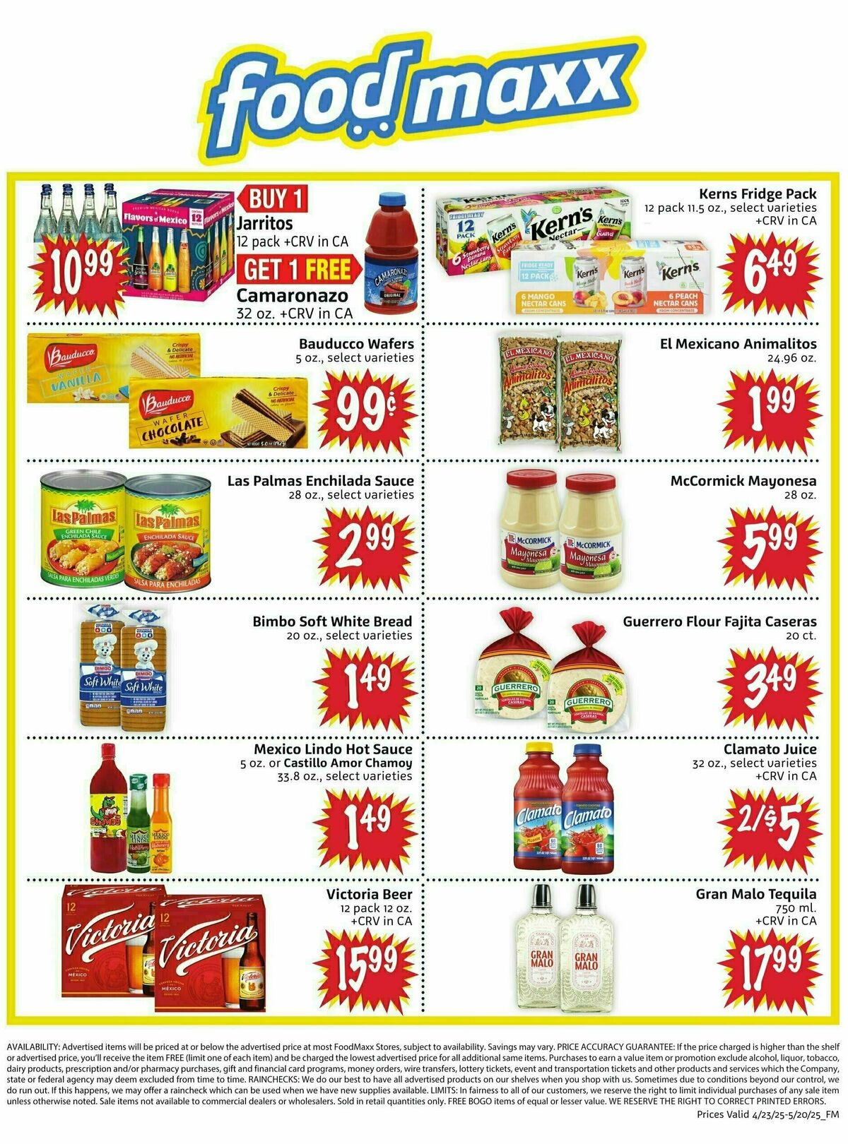 Food Maxx Cinco De Mayo Weekly Ad from April 23