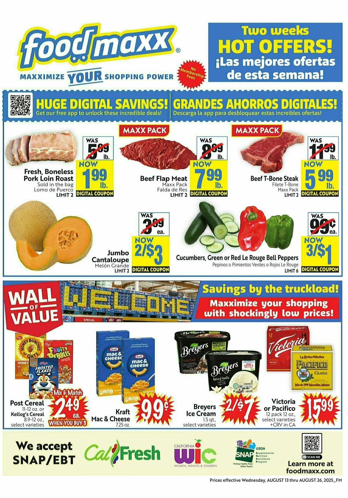 Food Maxx Weekly Ad from August 13