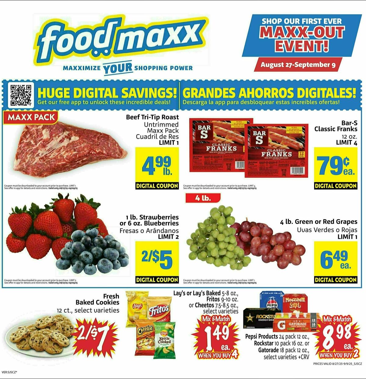 Food Maxx For All Your Grocery Needs Weekly Ad from August 27