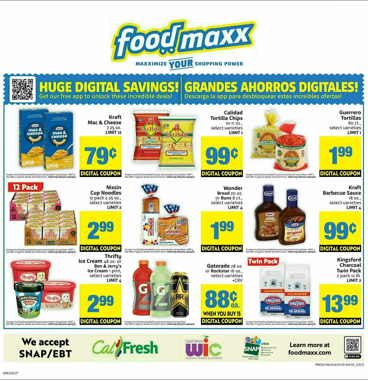 Food Maxx For All Your Grocery Needs Weekly Ad from August 27
