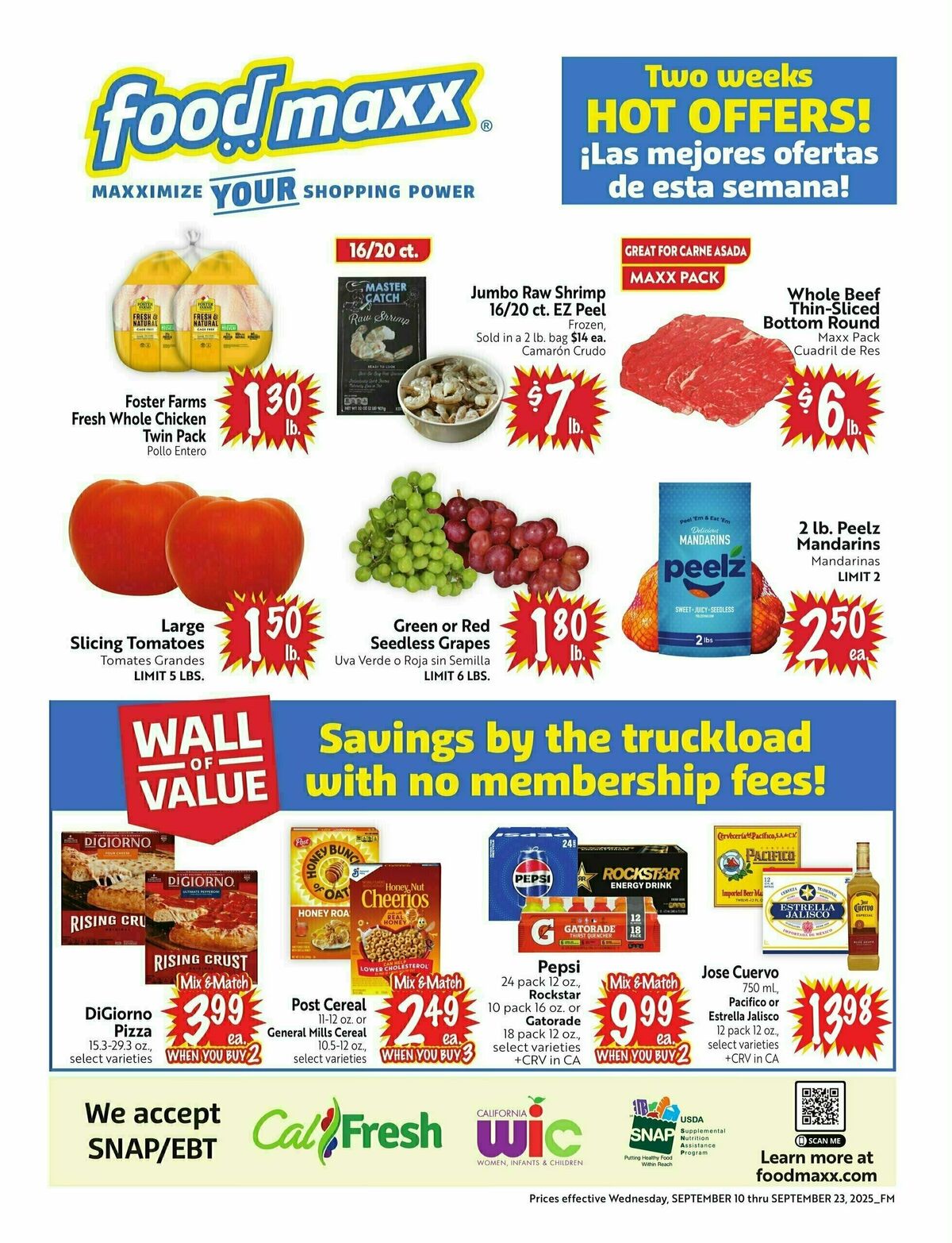 Food Maxx Weekly Ad from September 10