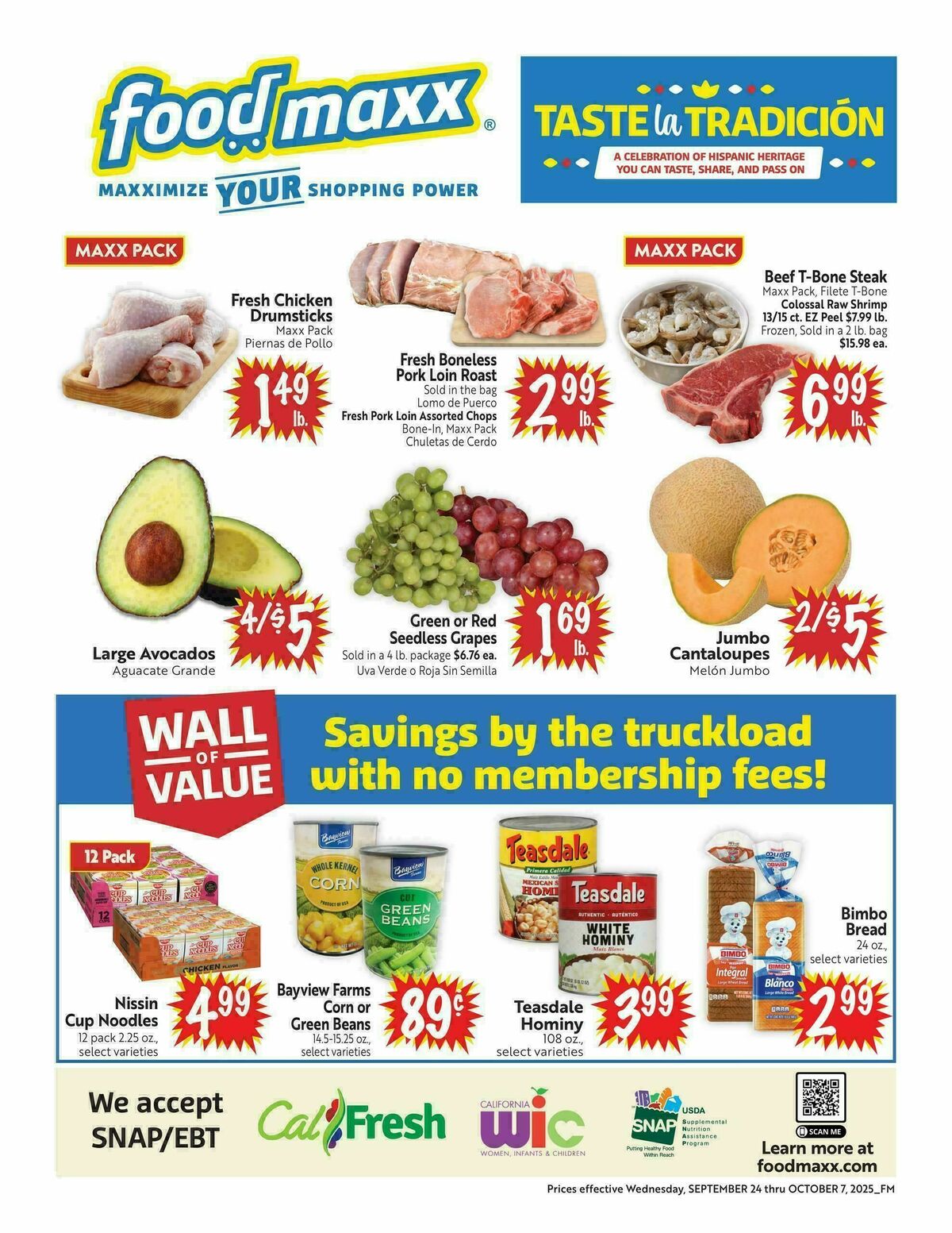 Food Maxx Weekly Ad from September 24